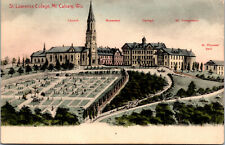 Vtg 1908 St Lawrence College Campus Mt Mount Calvary Wisconsin WI Postcard picture