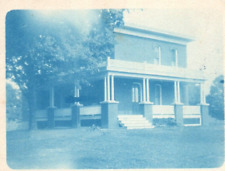 Circa 1905-10 Cyanotype Real Photo RPPC 19th Century Home Postcard F33 picture