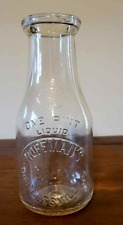 Old Pint Milk Bottle - Hoffman's Dairy. Douglassvile, Pa... Mint Condition picture