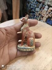 RARE ANCIENT EGYPTIAN ANTIQUE MUMMIFIED Bastet Figure Egyptian Statue of Cat ## picture