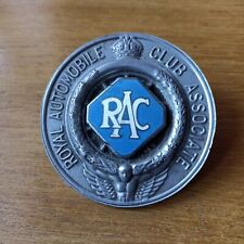 Royal Automobile Association RAC enamel badge in chrome holder picture