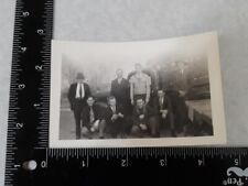 Vintage Photograph 1940s Men Posing by Work Truck Photo picture