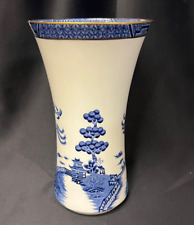 Royal Doulton Booths 'Real Old Willow' Vase 9