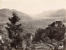 Italy, Autonomous Province of Bolzano, Vintage Tirolo Castle Silver Print T picture
