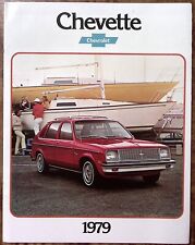1979 CHEVY CHEVETTE CAR DEALERSHIP ADVERTISING SALES BROCHURE EXCELLENT Z5645 picture