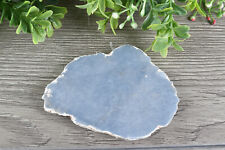 Angelite Slice / Charging Plate from Peru  8.2 cm  # 18722 picture