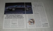 1990 Chrysler New Yorker Fifth Avenue Ad - How important is the elegance picture