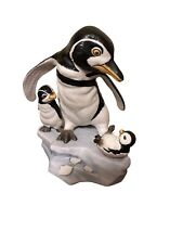 The Franklin Mint Hand Painted Porcelain Penguin Figurine 'Wow' Michelle Emblem picture