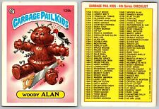 1986 Topps Garbage Pail Kids GPK Series 4 Woody ALAN Variant Card 1-Star picture