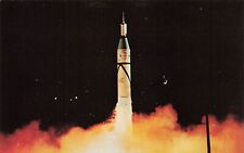 NASA Cape Canaveral FL Florida Jupiter Explorer Rocket Launch Vtg Postcard D55 picture