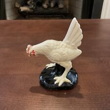 Vintage Porcelain Chicken Figurine 4 5/8” Tall picture