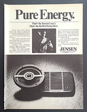 1980 Jensen Sound Laboratories Coax I Car Stereo PURE ENERGY Magazine Print Ad picture