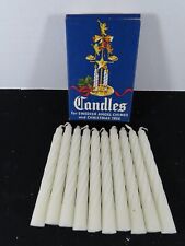 10ct Vintage Swedish Angel Chimes Replacement Candles Only Original Box B8773 picture