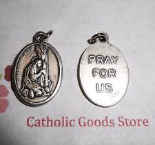 Saint St. Mary Magdalene - Italian Antique Silver tone OX 1 inch Medal  picture