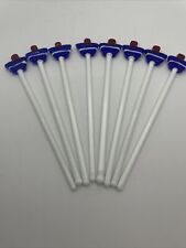 Katja Colorforms Boat Glass Stirrers Bar Drinkware Nautical Cocktail Party (8) picture