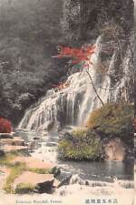 Tamadare Waterfall Yumoto Japan Vintage Postcard 1910s Scenic Oriental Forest picture