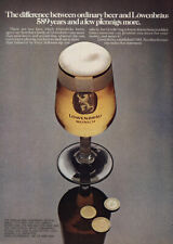 1973 Lowenbrau Beer: Difference Between Ordinary Beer Vintage Print Ad picture
