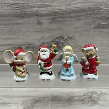Vintage CVS Christmas Ornaments 1994-1997 Lot Of 4 Mouse Santa Angel Teddy Bear picture