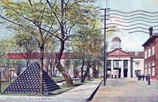 VINTAGE POSTCARD ENTRANCE TO THE NAVY YARD AT PORTSMOUTH VIRGINIA MAILED 1909 picture