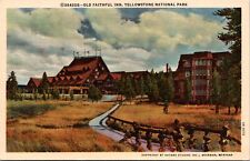 Old Faithful Inn Yellowstone National Park Postcard picture