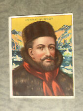 1910 T-118 Hassan Cigarettes WORLD'S GREATEST EXPLORERS -HENRY HUDSON - VG picture