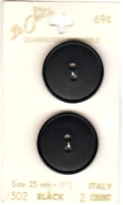 Le Chic Buttons #502 Black Size 25mm (1