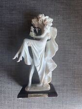 A. Santini Vintage Wedding Couple Bride Groom Sculpture 10” picture