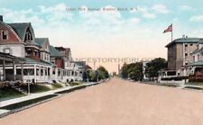 1908 Bradley Beach NJ Ocean Park Avenue Jersey Shore Vintage Postcard Art Print picture