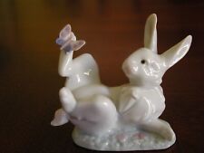 Lladro 5888 THAT TICKLES Rabbit & Butterfly Figurine - No Box picture