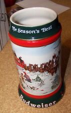 Budweiser 1991 The Season's Best handled tankard mug stein cup Anheuser Busch picture