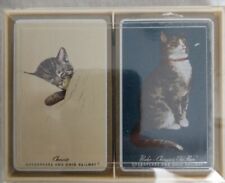 Vtg Chesapeake Ohio Railroad Chessie System Cat Kitten Playing Cards Unused picture