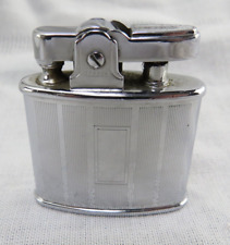 Vintage Mid Century Ronson STANDARD Silver Deco Pocket Cigarette Lighter picture