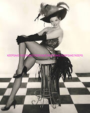 STUNNING JANE RUSSELL LEGGY IN FISHNETS 8 X 10 SEXY LEGS PHOTO A-JR5 picture