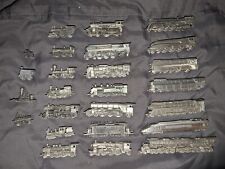 Franklin Mint Pewter The World's Greatest Locomotives Lot Of 25 picture