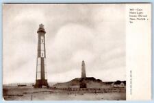 Pre-1907 CAPE HENRY NORFOLK VIRGINIA OLD & NEW LIGHTHOUSES SOUVENIR POSTCARD CO picture
