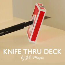 Knife Thru Deck Magic Tricks Knife Penetrate Box Visual Close up Street lllusion picture
