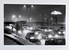 1994 Boston Massachusetts Snow Storm Rush Hour Traffic Jam Vintage Press Photo picture