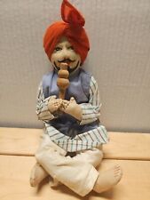 VINTAGE HAND CRAFTED SNAKE CHARMER DOLL INDIA 10