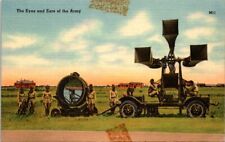 c1930s Army Sonic And Optic Observers Unit Vintage Military History Postcard  picture