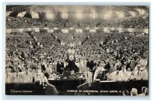 c1930's Interior Of Auditorium Ocean Grove New Jersey NJ Vintage Postcard picture