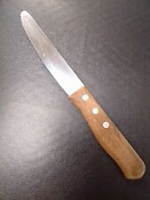 Tramontina High Carbon Stainless Steel Serrated Wooden Handle picture