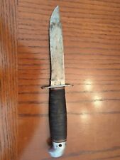 VINTAGE WESTERN BOULDER COLO PAT. NO. 1967479 FIXED BLADE SHEATH KNIFE picture