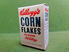 Vintage Kellogg's Corn Flakes Miniature Advertising Cardboard Box  1.5