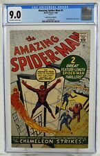 Amazing Spider-Man #1 Golden Record Reprint CGC 9.0 (1966) Marvel Comics picture