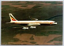 Airplane Postcard Ethiopian Airlines Boeing 707 In Flight DL1 picture