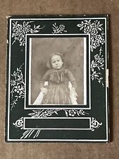 ANTIQUE 1880s 90s LIVE OR POST MORTEM CHILD CABINET PHOTO - 2.5” x 3” picture