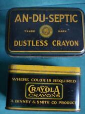 Vintage Dustless Crayon Artista Water Color Tin And Du Septic picture