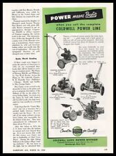 1949 Coldwell Philadelphia Lawn Mower Company Newburgh New York Vintage Print Ad picture
