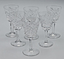 Waterford Alana Liqueur Aperitif Cordial Shot Glasses  ca 3 1/2