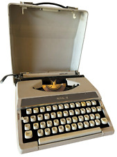 Vintage ROYAL MERCURY Typewriter Gray Portable w/ Cover Case WORKS GREAT VGC picture